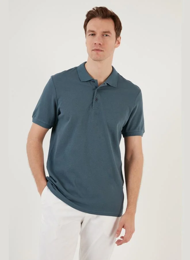 Buratti Buratti Cotton Regular Fit Button-Down Polo Collar T-Shirt Men's POLO COLLAR T-SHIRT 5902127